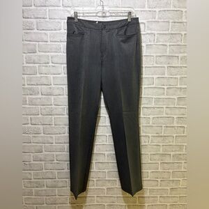 Mexx elements women’s Dark Gray Straight pleated dress pants, size 10